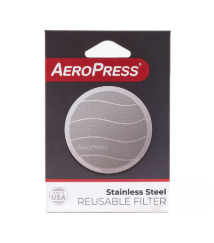 Aeropress ocelový filter