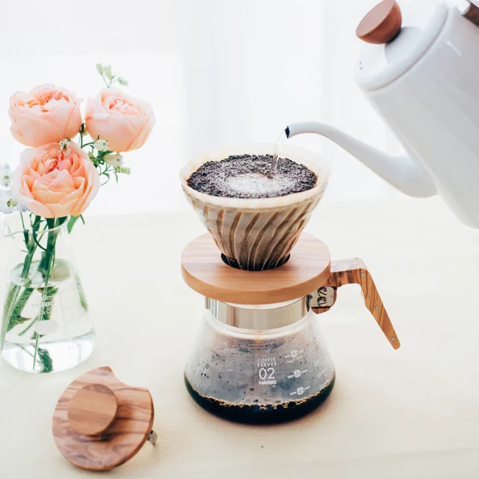 Hario Coffee Server Olive Wood - Image 2