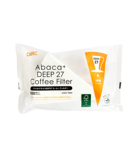 Cafec Abaca+ Deep 27 papierové filtre veľ. 01 100 ks Cafec Abaca+ Deep 27 papierové filtre veľ. 01 100 ks - Image 1